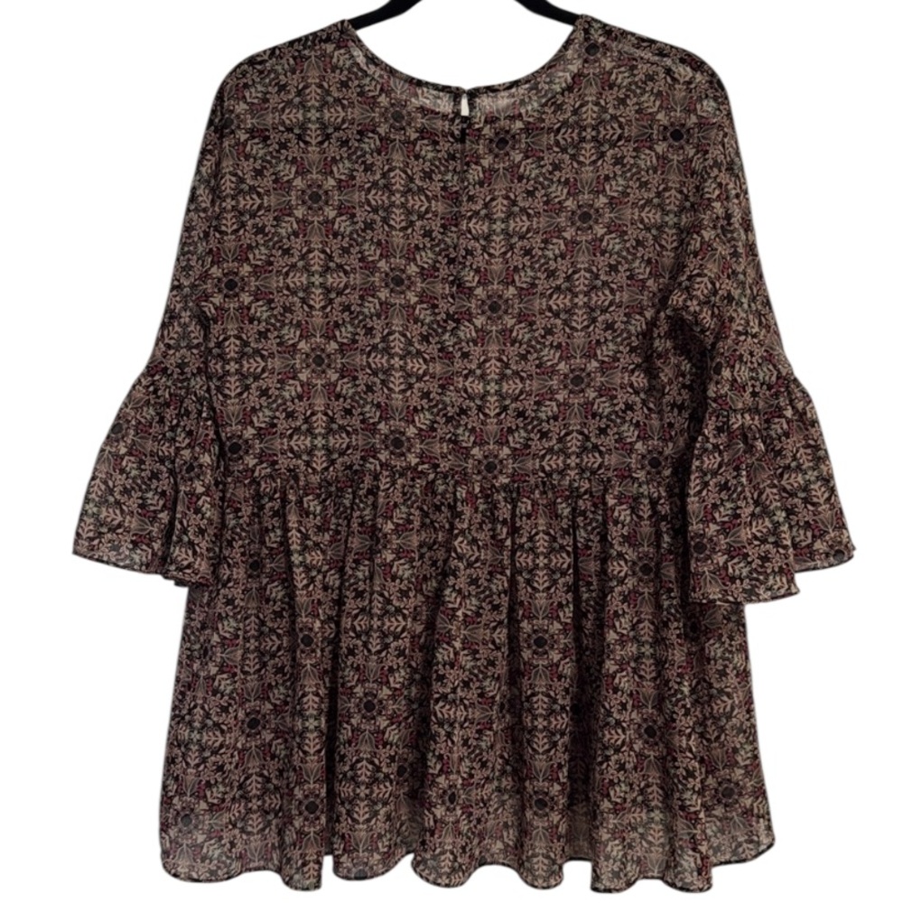 Bcbgeneration Semi-Sheer Patterned Blouse - image 5